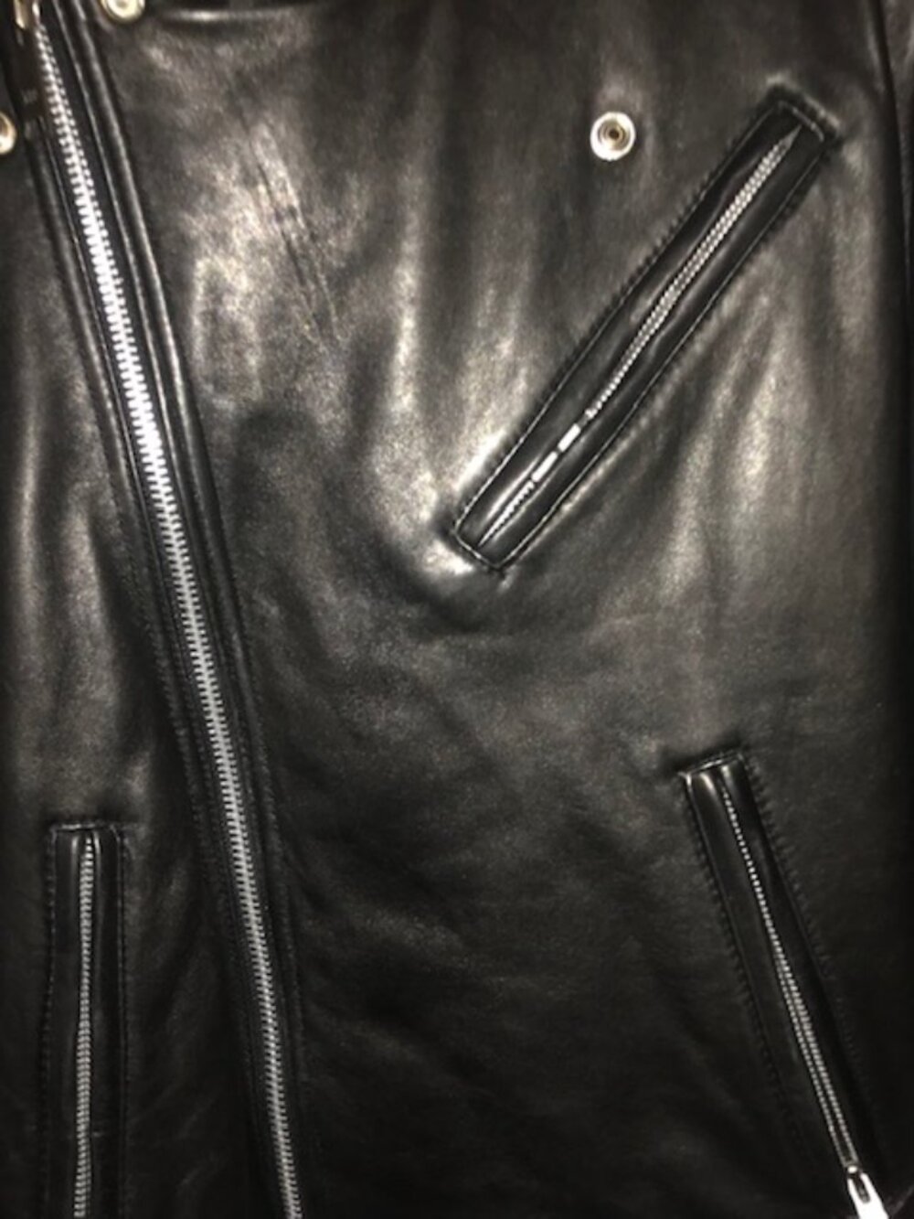 BRAND NEW BLACK LEATHER VINTAGE BIKER JACKET FROM HARD ROCK SAN ANTONIO - Picture 3 of 10